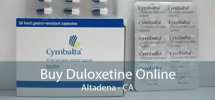 Buy Duloxetine Online Altadena - CA